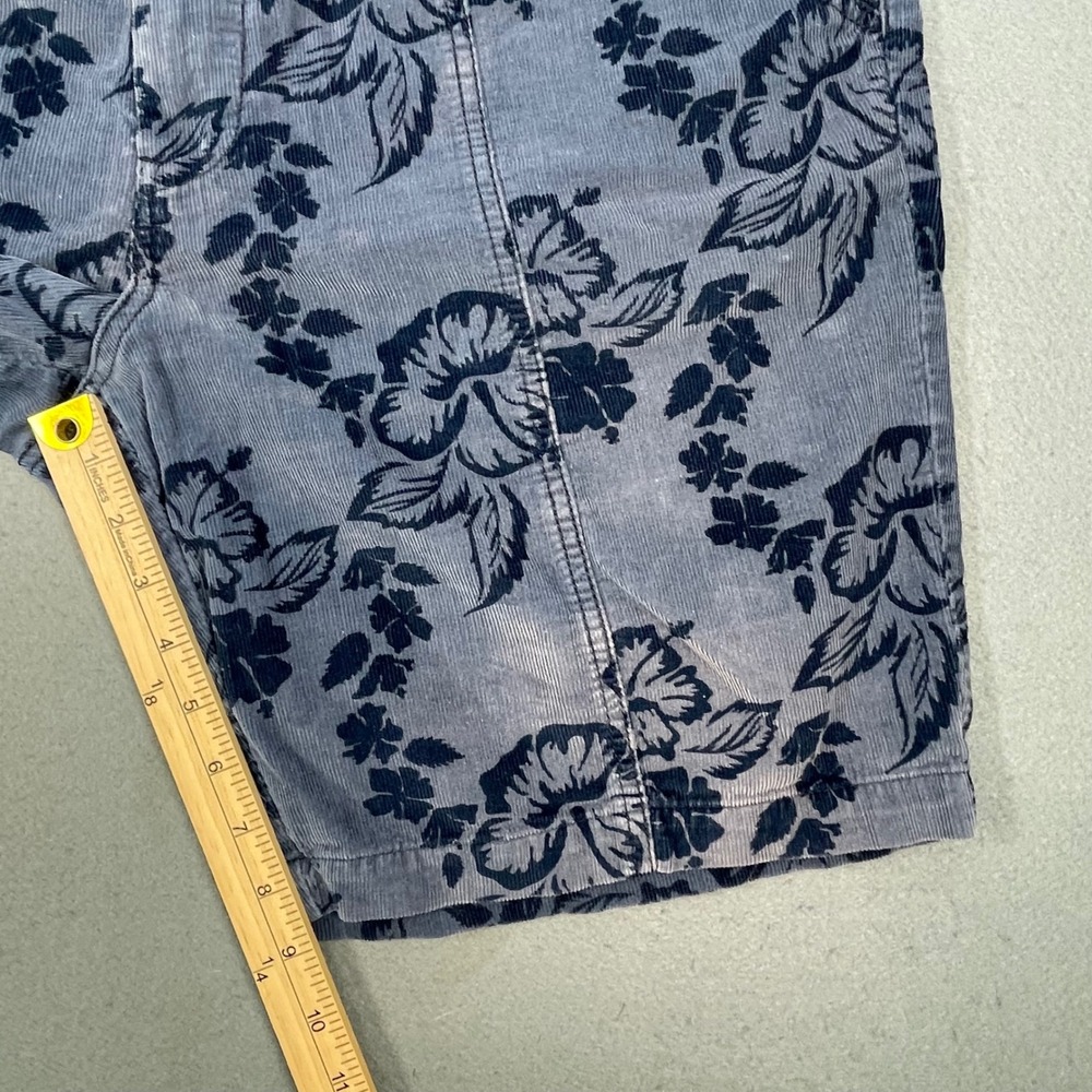 Tommy Bahama Blue Floral Corduroy Relaxed Shorts Mens 38 - Picture 9 of 9